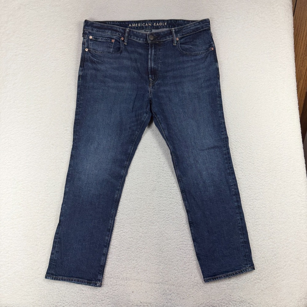 American Eagle Airflex+ Stretch Slim Straight Dark Wash 38x30 (39x28) Jeans